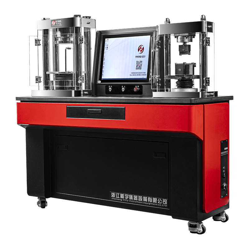 Siri YYW-DS Empat Lajur Mikrokomputer Terkawal Mampatan Simen dan Mesin Bersepadu Rintangan Lentur