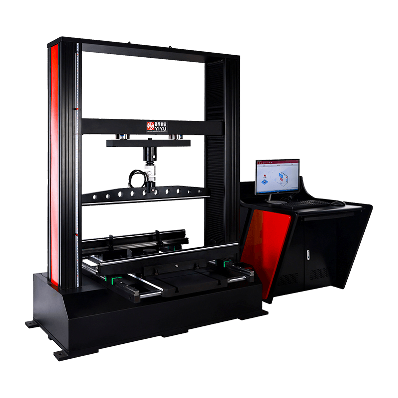 Siri WDW Lajur Dua Jenis Pintu Skru Dua Mikrokomputer Terkawal Mesin Pengujian Mampatan dan Lentur Pelbagai Fungsi